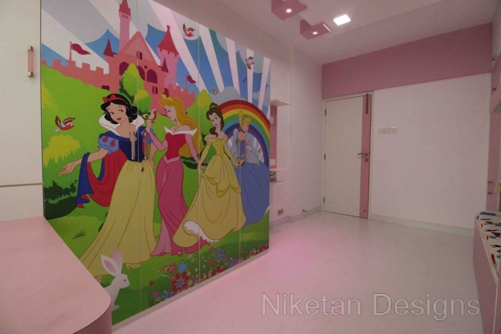 Niketans Disney Princess based theme for childrens room